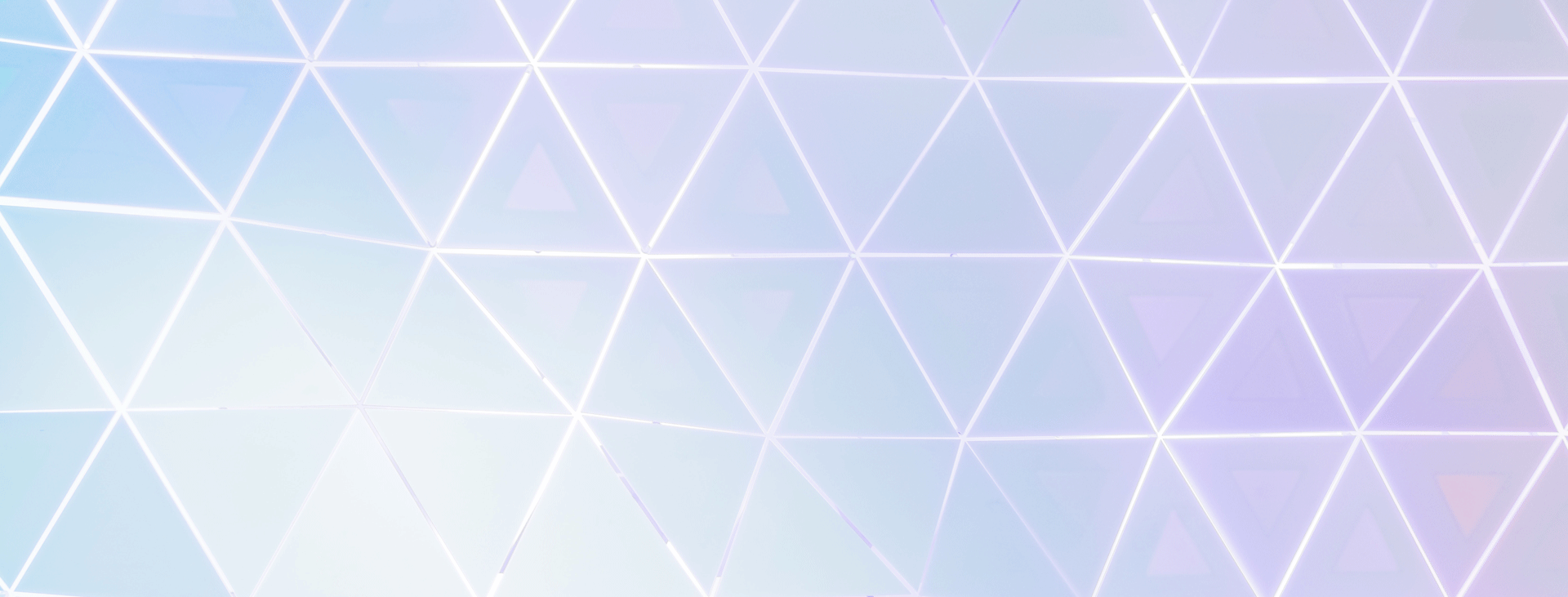 Blurred triangle pattern in white, purple and blue