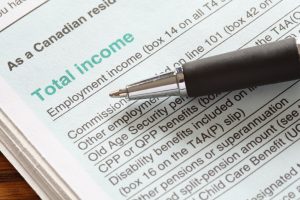 Canadian tax return