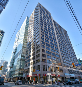 Outside view of 700 Bay Street building.