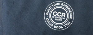 Build your experience, tell your story: CCR Co-curricular Record stamp