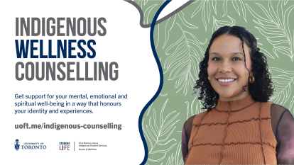 An Indigenous wellness counsellor.