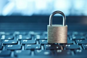 Pad lock on top of keyboard: avoid scams